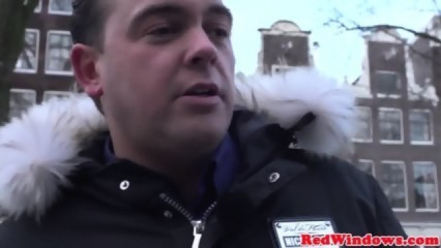 Dutch Hooker Sucks Guys Cock Before Riding