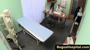 Slutty Patient Squirted With Doctors Cum