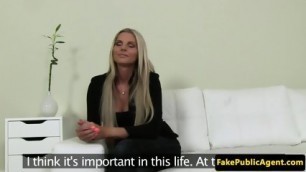 Busty Euro Babe Titfucked At Sexaudition