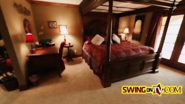 Swinger Bloke Wants To Slide Into Girlfriends Ass Already