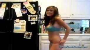 Hot Big Tits Babe Disrobes And Teases On Livecam