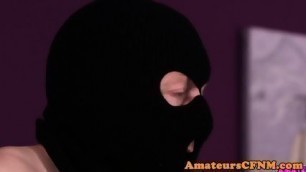 British Cfnm Milf Blows Intruders Dick
