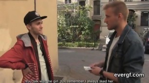 Dirt Poor Bf Lets Horny Friend To Poke His Ex-girlfriend For Cash