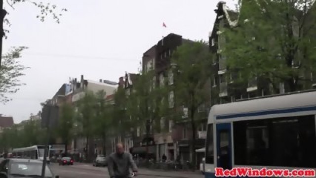 Euro Hooker Sits On Sex Trip Guys Face