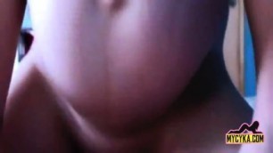 Pregnant Babe Gets Busted By Skinny Dude Continue On MyCyka Com