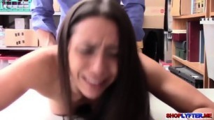 Sexy Thief Lily Hall Gave Her Pussy For Freedom