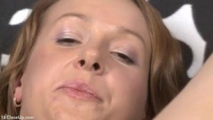 Anal and Vaginal Orgasm with Transparent Dildo