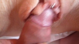 I play with my cock with manuelas pussy.