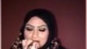 Sexy Arabic showing boobs in webcam