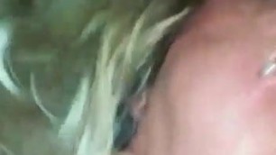 Slut wife deepthroat stranger in his car