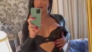 sexy shemale showing off her hot cock