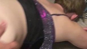 Wife films husband fuck white girl