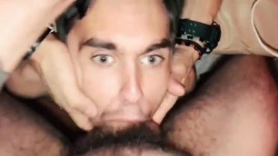 Hot brutal blow