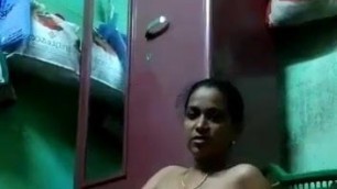 Indian girl undresses and play with her boobs