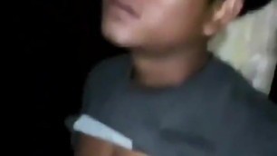 Gay Sex : Indonesian gay with black dick (Teasing)