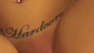 Little slag cumming cant believe my cock