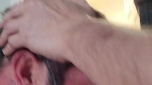 Married Sissy sucks cock