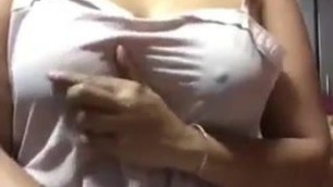 Desi StepMom Shows Breast
