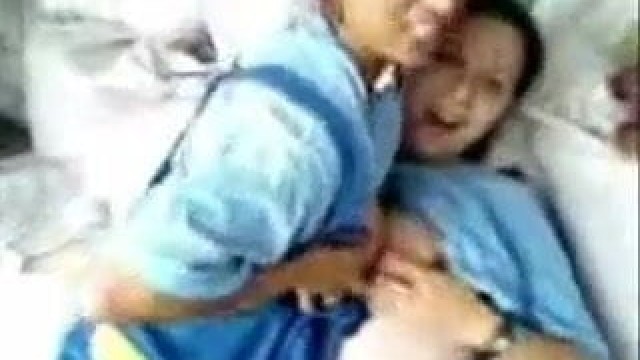 Girls licking each others nipples and rubbing tits together
