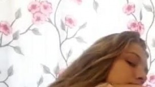 American college girl shows off after day on beach, best ass