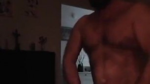 Hairy bear Julio fucks and buggers a guy with his big cock