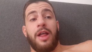 handsome guy in bed gives positive ASMR encouragement