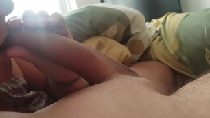 My wife blows my cock in the morning and swallows my cum