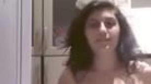 Pakistani girl strips naked for her BF
