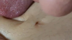 beautiful deep and closeup navel lick and tongued