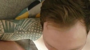 Getting Cum in mouth