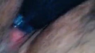 BBW Fucks Her Pussy With Black Dildo