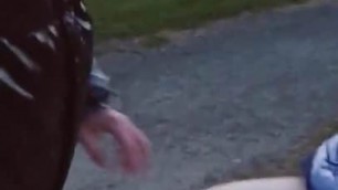 chubby fucks outdoor bare ass