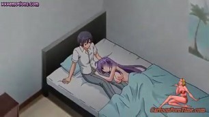 Voluptuous anime babe enjoys hard fucking