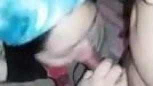 Shy kazakh girl suck kazakh dick first time on camera
