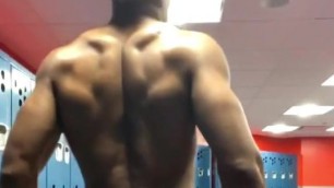 sexy black model with a great ass