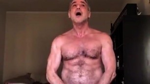 Cam Cum: Sexy Dilf Makes His Cock Shoot on Cam