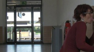 Sex in the train station - Public with Popp Sylvie