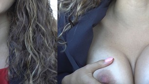 JOI UBER ride, Take my milk and cum in my mouth