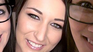 Sky, Angelina Chung and Alexis Grace Make Their Cum-Swallowing Debuts