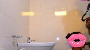 Quick Fuck With A Hot, Sexy Girl in The Office Bathroom
