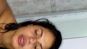 cheating hotwife sucking and fucking with 18 year old virgin boy, he eats her pussy and fucks her hard, cuckolding the h