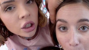 SWALLOWED – Face fucking fun with Honey, Aliya and Nadia