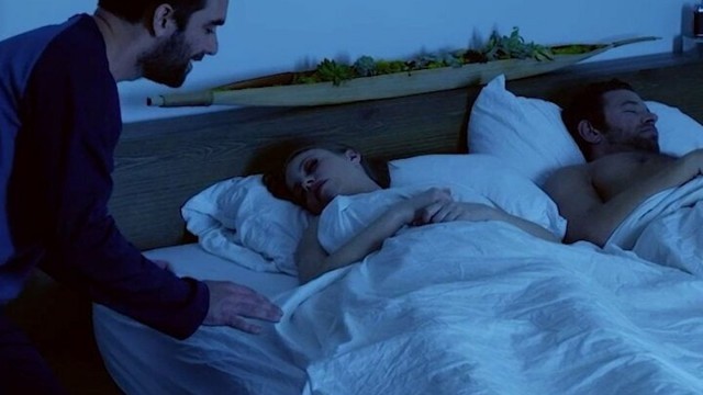 Family Strokes - Horny Stepson Pounds His Tempting Stepmom While His Stepdad Is Right Next To Them