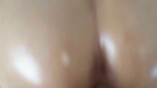 Oiled up college student fucks her stepbrother in the dorm room - ikellywhite