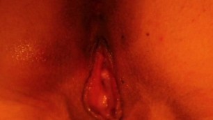 Fucked after a big dildo