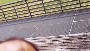German Teen with big tits picked up for a hot pov outdoor fuck