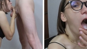 Young MILF Sucks My Cock til i Cum in Her Mouth