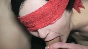 My GF sucks my husband's cock, handjob, blowjob, cumshot, cum kissing – amateur ffm threesome – MybestGF
