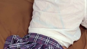 Japanese Schoolgirl Prefers Deep Sucking and Fucking to Math