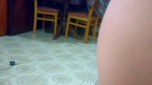 Amateur Uruguayan gets milk in her ass after a great blowjob
